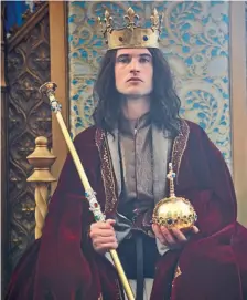  ??  ?? Royal appointmen­t Tom Sturridge stars in the drama.