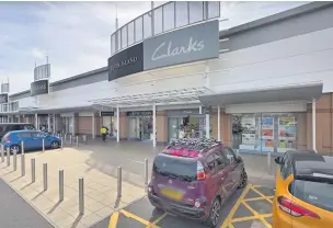  ??  ?? Clarks shoe shop at Llanelli’s Parc Trostre has confirmed it will not be reopening.