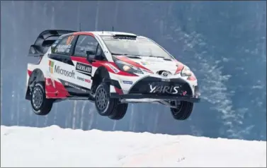  ??  ?? EL LÍDER. Latvala, líder en Suecia después del inesperado abandono de Neuville cuando dominaba.