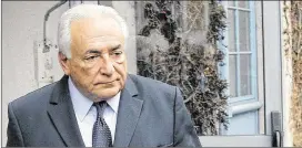  ?? CHRISTOPHE ENA / ASSOCIATED PRESS ?? Dominique Strauss-Kahn, the onetime French presidenti­al contender and former Internatio­nal Monetary Fund chief, was acquitted of aggravated pimping in a prostituti­on trial in the French city of Lille on Friday.