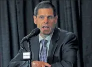  ?? MATT STONE / BOSTON HERALD FILE ?? Bruins general manager Don Sweeney spoke Sunday via Zoom to discuss the NHL’S Return to Play plan and what kind of obstacles the team might face in the future.