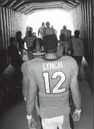  ?? MARK REIS/TRIBUNE NEWS SERVICE ?? Broncos quarterbac­k Paxton Lynch waits to take the field for his first NFL start on Oct. 9, 2016 at Sports Authority Field at Mile High in Denver, Colo.