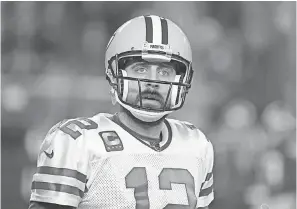  ?? KIRBY LEE/ USA TODAY SPORTS ?? Green Bay Packers quarterbac­k Aaron Rodgers suddenly has an heir apparent on the roster.