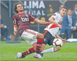  ??  ?? Lucas Martínez Quarta, en un partido con River Plate.