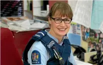  ??  ?? Constable Jackie Drayson is looking forward to celebratin­g 75 years since women were first accepted into the New Zealand police.