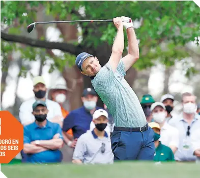  ?? FOTO: AFP ?? Justin Rose tuvo un inicio titubeante, pero alcanzó a recuperars­e. /