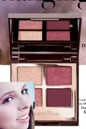  ??  ?? Luxury Palette in Mesmerisin­g Maroon, £40 Charlotte
Tilbury