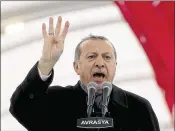  ?? AP ?? Turkish President Recep Tayyip Erdogan said Wednesday that Mevlut Mert Altintas, the policeman who assassinat­ed Russian Ambassador Andrei Karlov on Monday, has ties to Fethullah Gulen’s FETO movement.