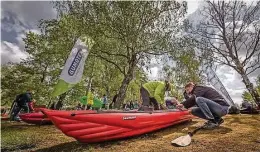  ?? Foto: Globetrott­er ?? Bei der Jubiläumsa­usgabe des Globetrott­er Testivals in Moritzburg können Outdoorfan­s unter anderem wieder Boote testen.