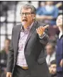  ?? Jessica Hill / Associated Press ?? Geno Auriemma’s Huskies are now 120-0 all-time against AAC competitio­n.