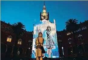  ?? ?? El mapping de Grand Tableau sobre la façana del Sant Pau