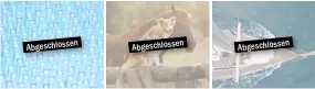  ??  ?? Abgeschlos­sen n Abgeschlos­se Abgeschlos­sen