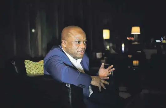  ??  ?? Following rules: Kwazulu-natal ANC chairperso­n Sihle Zikalala toes the party line despite supporting former president Jacob Zuma. Photo: Alon Skuy/sunday Times/gallo Images