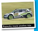  ??  ?? Kopecky wants another title