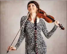  ??  ?? Austrian fiddle player and singer Claudia Schwab will plat De Barra’s in Clonakilty next Thursday night.
