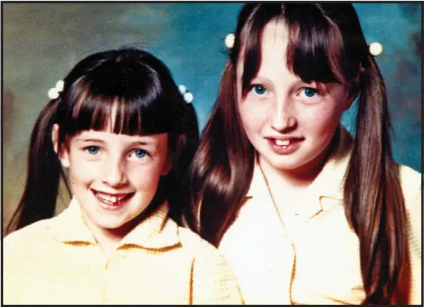  ?? ?? ADORED: Vicki, left, and Sarah Hicks. They were 15 and 19 when they died in the crush at the match