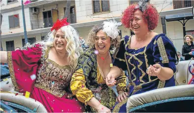  ?? BIEL ALIÑO ?? Les Magues de Gener han protagonit­zat la cavalcada laica de València