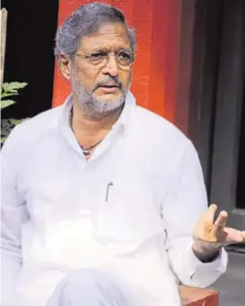  ?? PHOTO: SHIVAM SAXENA/HT ?? Nana Patekar was awarded Padma Shri in 2013, for his contributi­ons to the arts