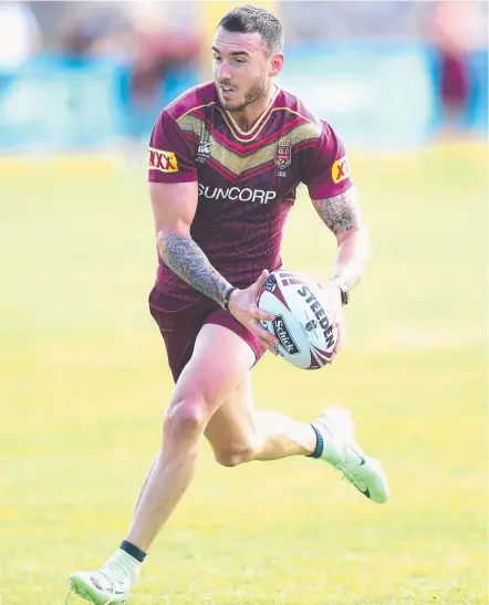  ??  ?? Darius Boyd has been touted as the next captain of the Queensland State of Origin team. Picture: PETER WALLIS