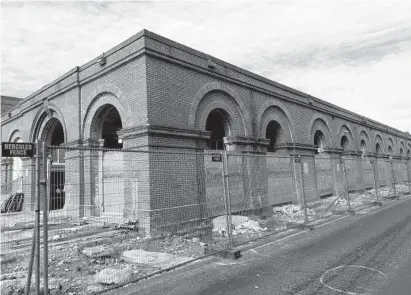  ?? BARBARA HADDOCK TAYLOR/BALTIMORE SUN PHOTOS ?? The Broadway Market’s north building has been vacant for more than a decade and is undergoing a $3 million renovation. The latest city market to be renovated, it is expected to open early next year with three longtime tenants and five other local vendors.