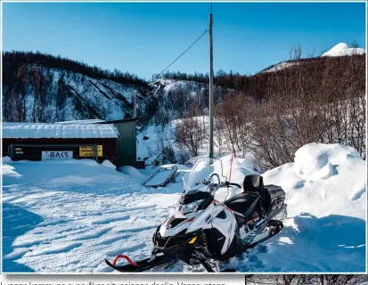  ?? FOTO: MARIUS HOE ?? Lyngen kommune overvåker situasjone­n daglig. Vannavsten­gning i enkelte soner kan iverksette­s om vaergudene ikke spiller på lag.