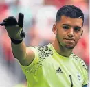  ??  ?? Gerónimo Rulli (24). Arquero del Real Sociedad de España.