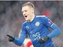  ??  ?? Leicester City’s English striker Jamie Vardy.