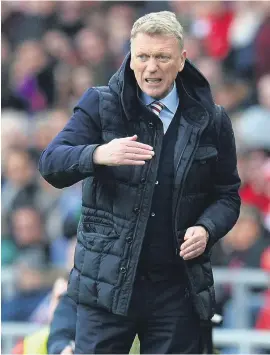  ?? Picture: Getty Images ?? DEFIANT. Sunderland manager David Moyes refuses to abandon a sinking ship.