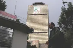  ??  ?? A sign to commemorat­e the 80th anniversar­y of the founding of state-owned enterprise Pemex is seen on the facade of its headquarte­rs in Mexico City, Mexico. Mexico’s powerful CCE business lobby urged the leftist front-runner for a July 1 presidenti­al...