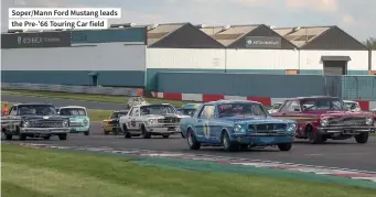  ?? ?? Soper/mann Ford Mustang leads the Pre-’66 Touring Car field
