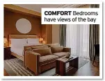  ?? ?? COMFORT Bedrooms have views of the bay