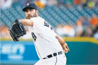  ?? RICK OSENTOSKI, USA TODAY SPORTS ?? Justin Verlander is a top candidate to win a second American League Cy Young Award.