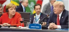 ?? Foto: Imago ?? Ohne „Angela“geht es nicht: Bundeskanz­lerin Merkel neben US-Präsident Donald Trump beim G20-Gipfel in Argentinie­n.