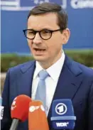  ?? / EPA ?? Mateusz Morawiecki