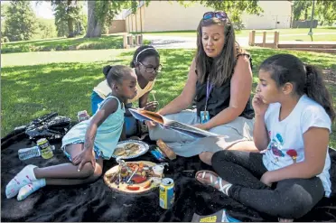  ?? DENVER POST PHOTOS ?? A picnic is a great idea, as long as you follow the social-distancing guidelines.