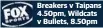  ??  ?? Breakers v Taipans 4.50pm, Wildcats v Bullets, 8.50pm