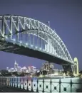  ??  ?? 0 Sydney Harbour Bridge is popular among tourists