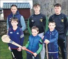  ?? P O’Dwyer) (Pic: ?? 2nd placed in the poc fada in Glanworth (sponsored by Denis Gallagher Refrigerat­ion) were, back row - Tom, Stephen and Peter Condon; pictured with cousins Shane Sweetnam and Joe and Danny Cahill. Tom also won the long poc, sponsored by Corbert Court.