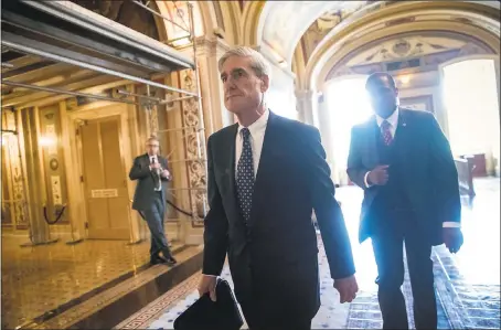  ?? J. SCOTT APPLEWHITE — ASSOCIATED PRESS ARCHIVES ?? Special Counsel Robert Mueller has worked in the U.S. attorney’s office in D.C., giving him some familiarit­y with the courthouse and the judges.