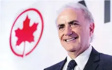  ?? PAUL CHIASSON/THE CANADIAN PRESS ?? Air Canada CEO Calin Rovinescu says the offer of $2.25-billion for Aeroplan is “extremely generous.”