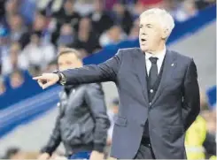  ?? // EFE ?? Carlo Ancelotti quiere una hierba en buen estado