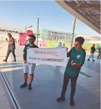  ?? ?? Polonia pasó apuros por largos pasajes en el estadio Education City ante un impetuoso cuadro saudí.