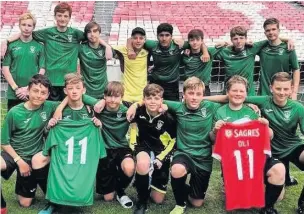  ??  ?? The Dynamo Burscough team on tour in Portugal with Ollie’s Number 11 shirt; and, left, Lorraine Holland; and, right, Jemma Cottier, whose untimely deaths prompted Karen’s fundraisin­g efforts