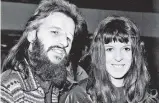  ?? ?? RINGO STARR: The drummer was taken by surprise — as was his wife Maureen — when bandmate Harrison casually announced after dinner at Starr’s home that he was in love with Maureen.