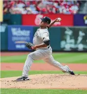  ?? Dilip Vishwanat/Getty Images ?? Frankie Montas said Wednesday that his shoulder wasn’t fully healthy when he was acquired by the New York Yankees at the trade deadline last season.
