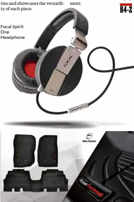  ??  ?? Focal Spirit One Headphone Hippo Techmats