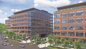  ?? PROVIDED BY PETER DANT/RUSS DESANTIS PHOTOGRAPH­Y ?? M Station, Morristown’s most significant commercial project in 30 years, will bring more than 350,000 square feet of office and retail space at Morris and Spring streets.