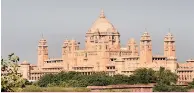  ??  ?? Days before the glittering nuptials of Priyanka Chopra and Nick Jonas on December 1, preparatio­ns got underway at India's stunning Umaid Bhawan palace in Jodphur
