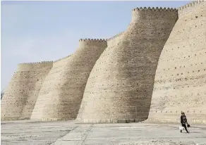  ??  ?? The Ark of Bukhara is a fortress in Bukhara, Uzbekistan — one of the region’s best-preserved medieval cities.