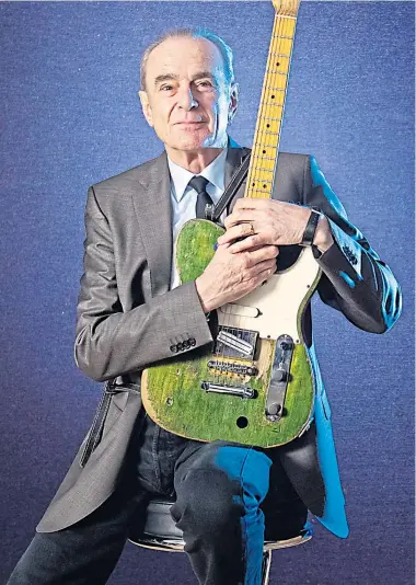  ?? ?? Nearing 75, Status Quo frontman Francis Rossi is keen to go at a slower pace, but it’s not the end of the band yet.